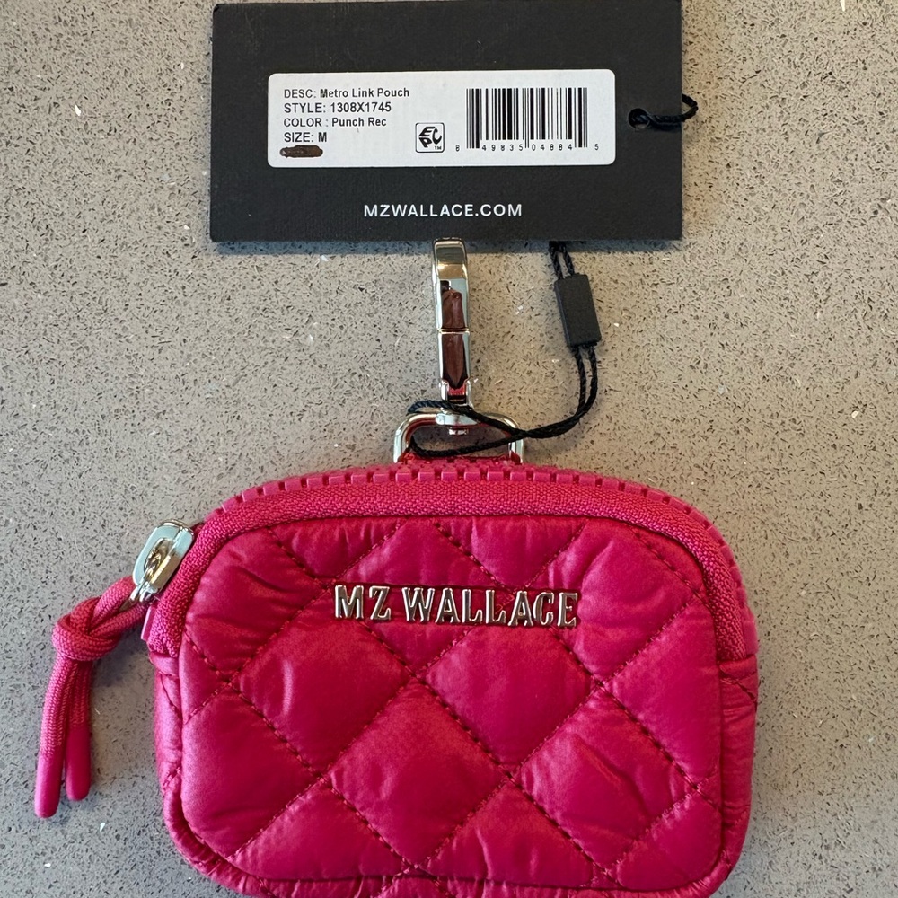 MZ Wallace Punch Red Metro Link Pouch